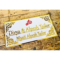 Acrylic Designer House Name Plate | Personalize Your Home Décor | Sehrawat Brothers