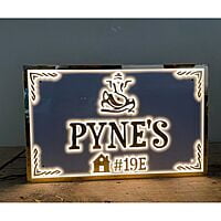 Acrylic Home LED Name Plate - Waterproof | My Interior Factory