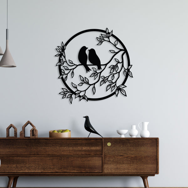 Romantic Beautiful Bird Dual Prime Wood Wall Art | My Interior Factory