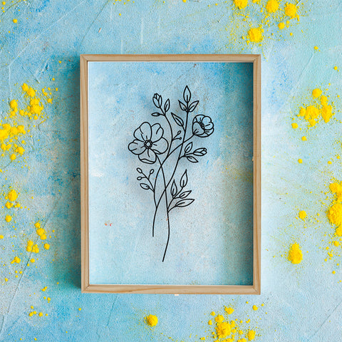 Ultimate Flowers Prime Wood Frame Wall Art - My Interior Factory