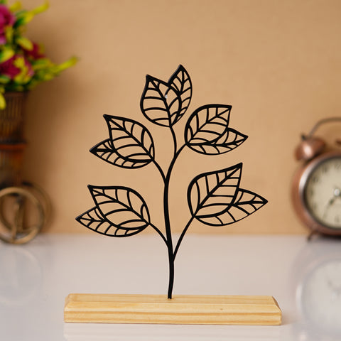 Ultimate Leaf Prime Wood Sculpture Wire Art for Home & Office Décor | My Interior Factory