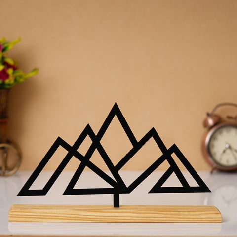 Abstract Mountain Prime Wood Sculpture | My Interior Factory