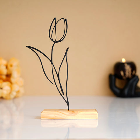 Swan Prime Wood Sculpture - Wire Art for Home Decor | My Interior Factory