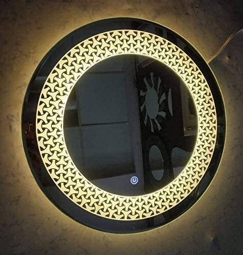 Rounded LED Mirror with Sensor - Smart Touch Wall Mirror