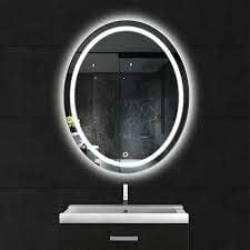 "Oval LED Touch Sensor Mirror for Living Room 05"