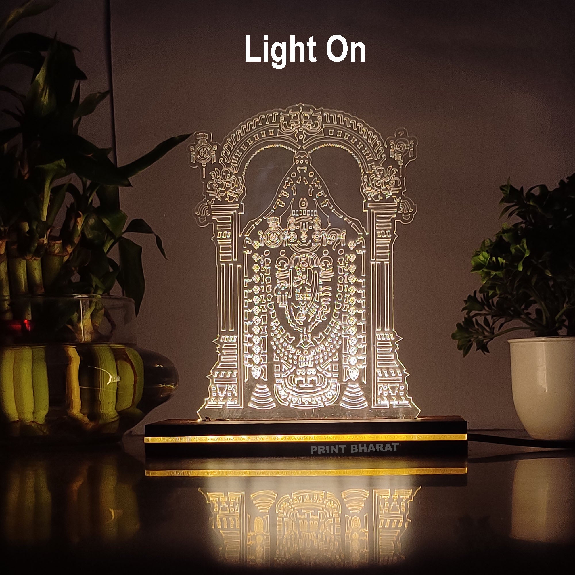"ACRYLIC BALA JI LED: Exquisite LED Art for Your Home Decor | My Interior Factory"