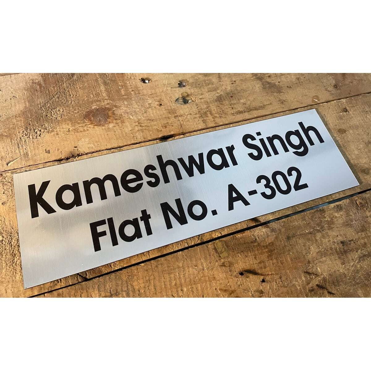 Beautifully Durable Acrylic Metal Nameplate Beautifully Durable Acrylic Metal Nameplate