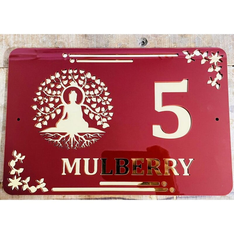 Buddha Design House Customizable Name Plate (Acrylic) Buddha Design House Customizable Name Plate (Acrylic)