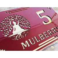 Buddha Design House Customizable Name Plate (Acrylic) Buddha Design House Customizable Name Plate (Acrylic)