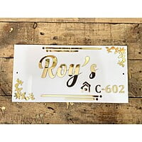 "Personalize Your Home with Acrylic House Name Plates | My Interior Factory"